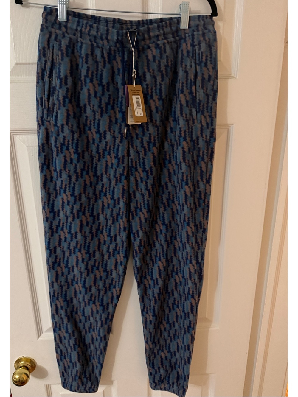 Patagonia Blue Patterned Women's Jogger Pants